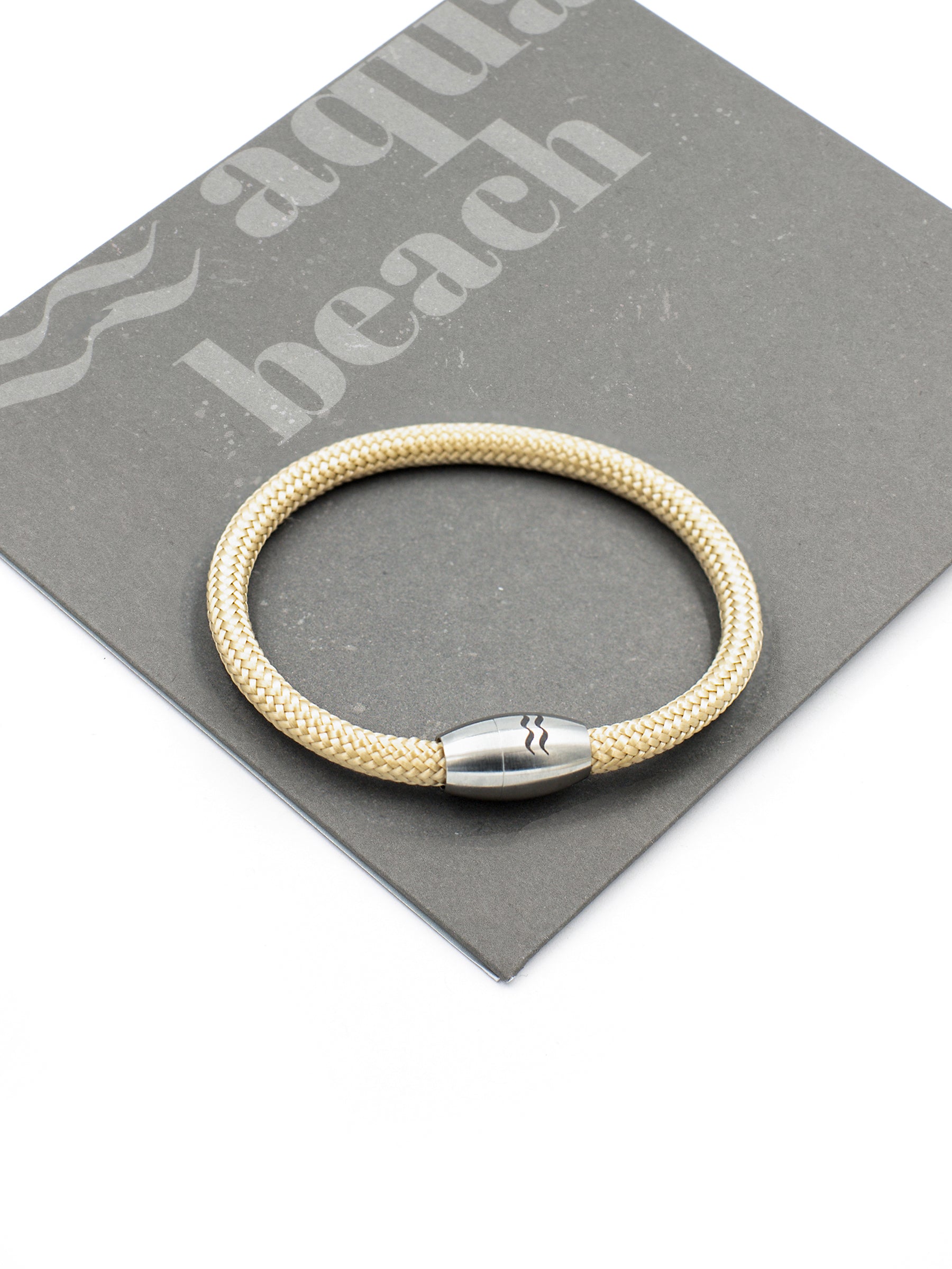 Aqua Beach Recycled Plastic Bracelet - Sand