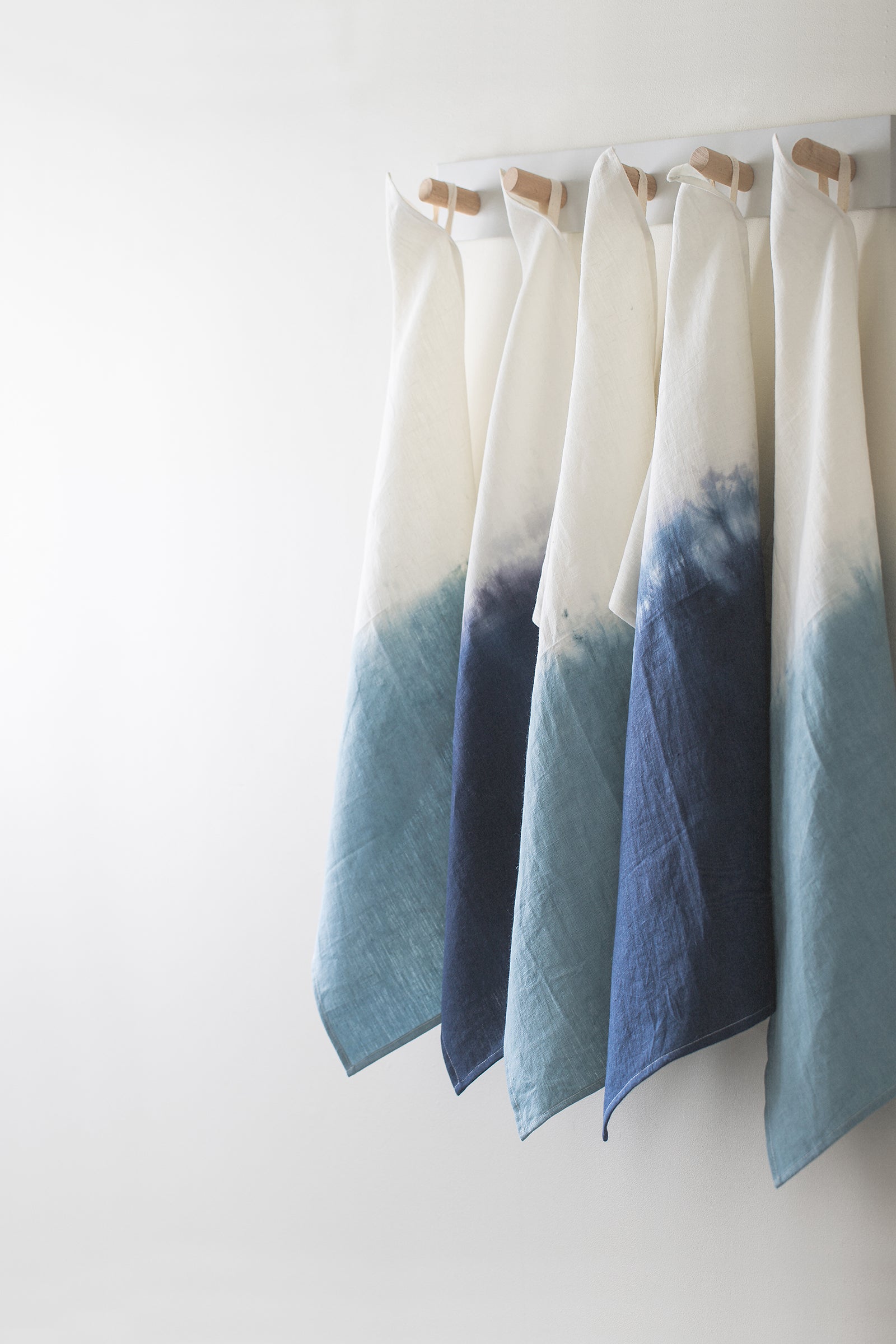 Tea Towel - Hand Loomed Linen - Sea Blue