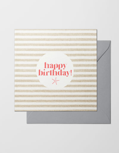 The Sea Shed, Greeting Card, Happy Birthday, Made in the UK