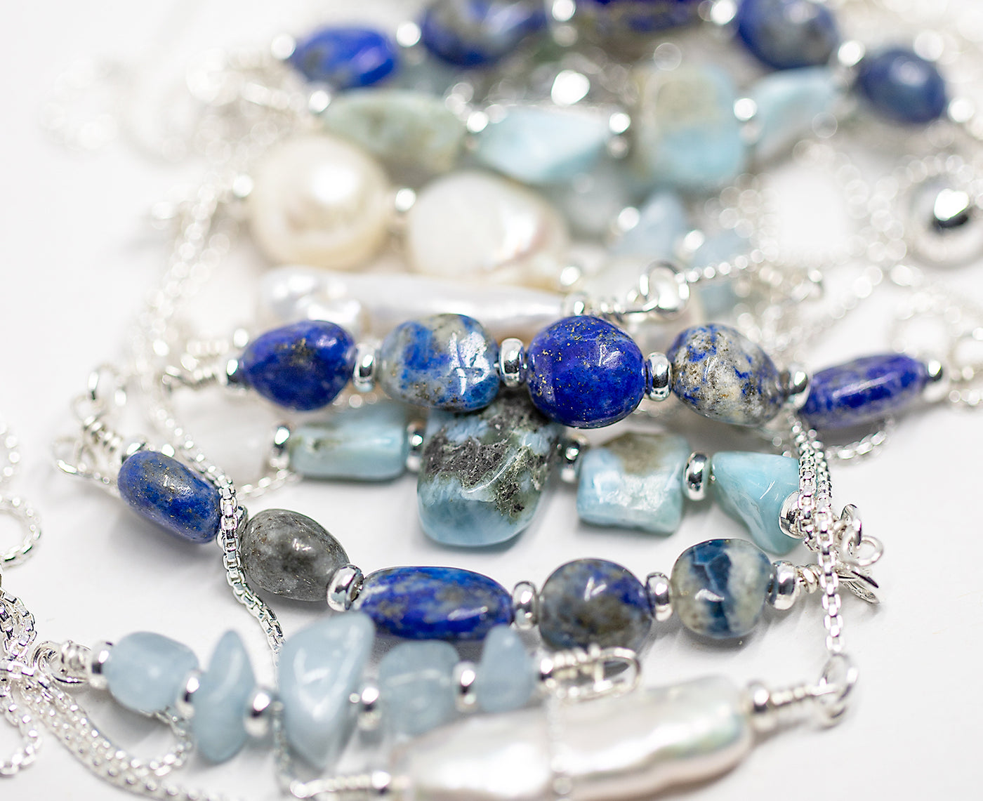 STERLING SILVER & GEMSTONES