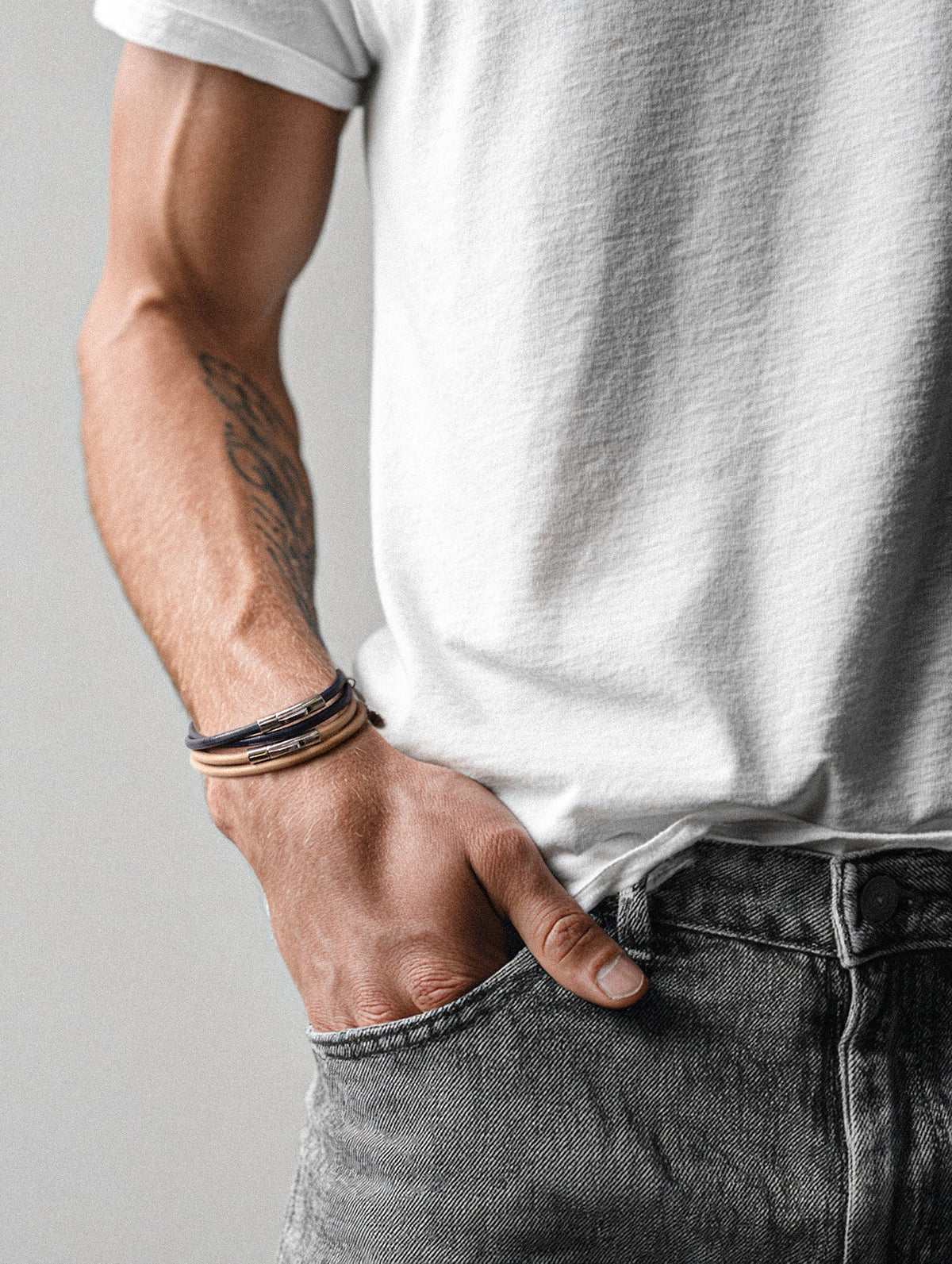 Sustainable Cork & Leather Bracelets