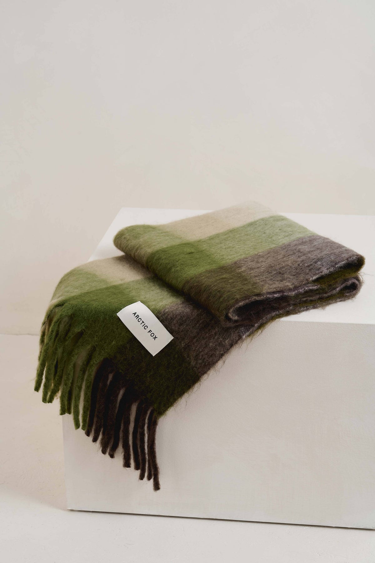 The Reykjavik Scarf - 100% Recycled - Mossy Greens - AW26