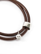 Leather Bracelet – Chestnut – Gift packaging – The Sea Shed