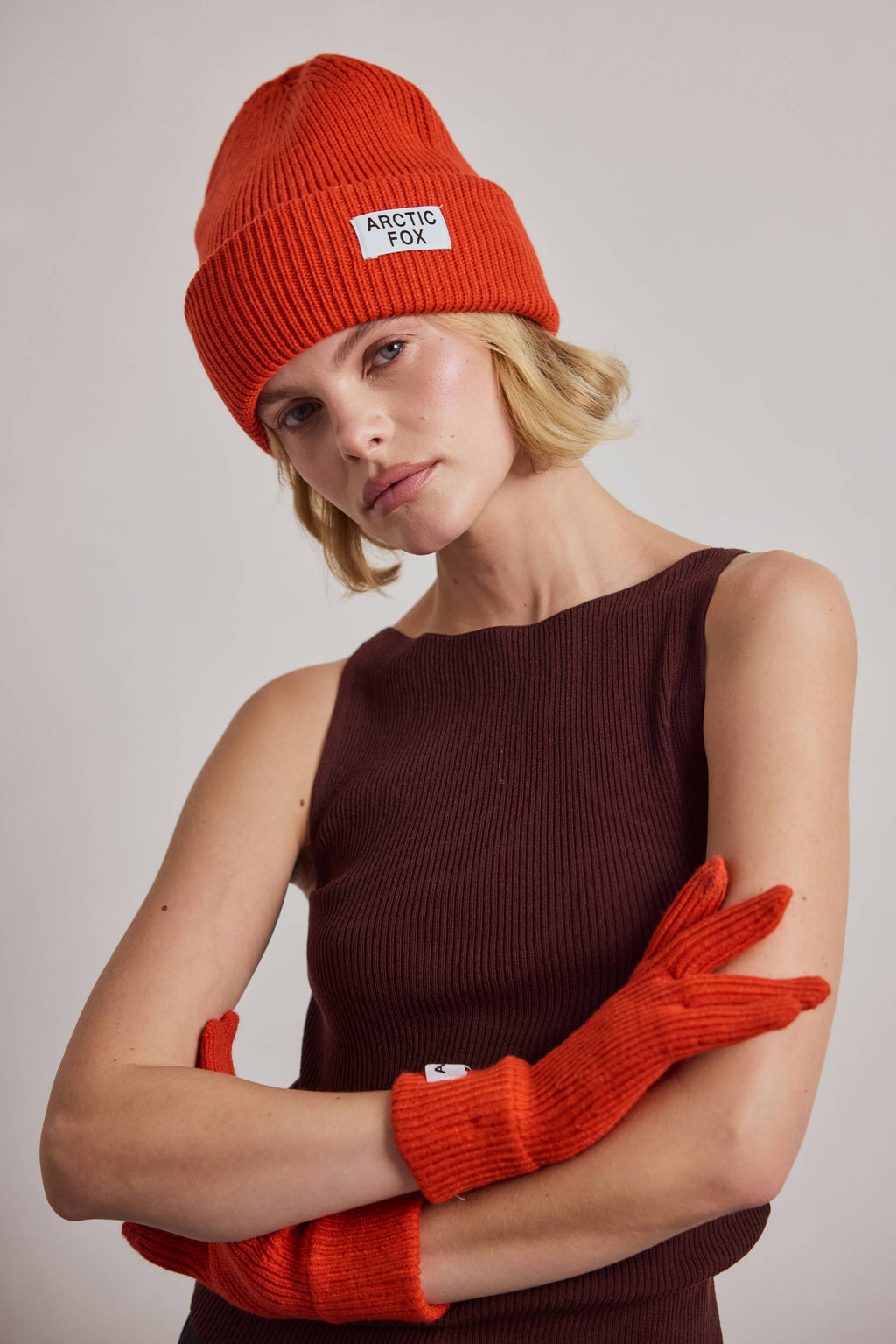 Recycled Bottle Beanie - Sunkissed Coral - AW26