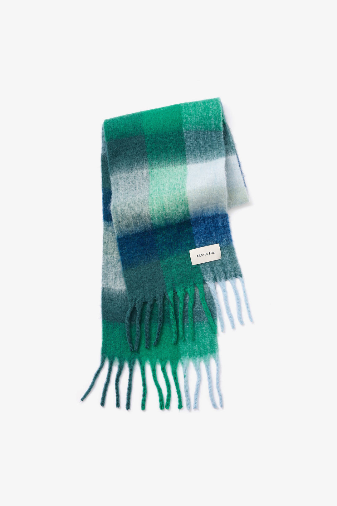 The Reykjavik Scarf - 100% Recycled - Emerald Check - AW26