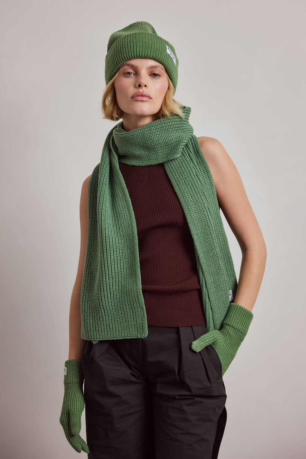 Recycled Bottle Scarf - Forest Fern - AW26