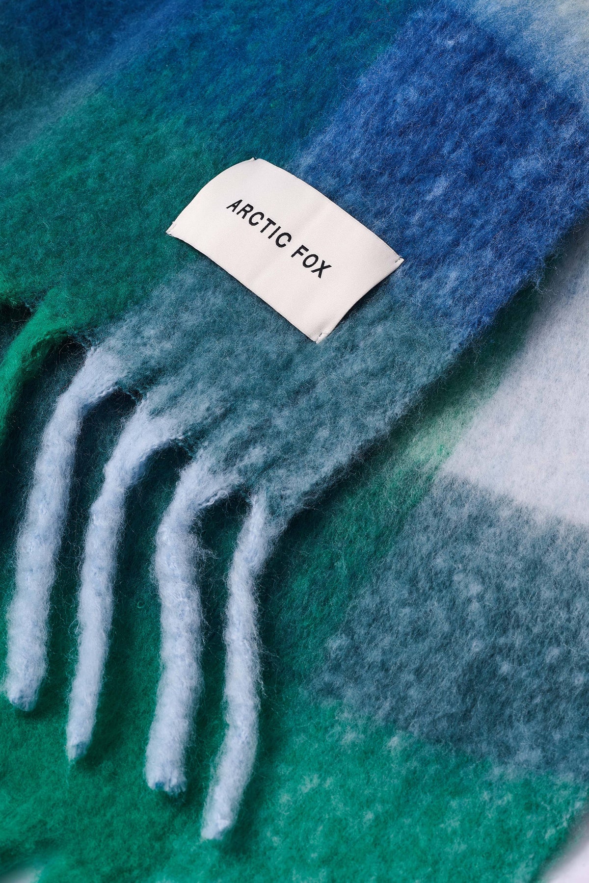 The Reykjavik Scarf - 100% Recycled - Emerald Check - AW26