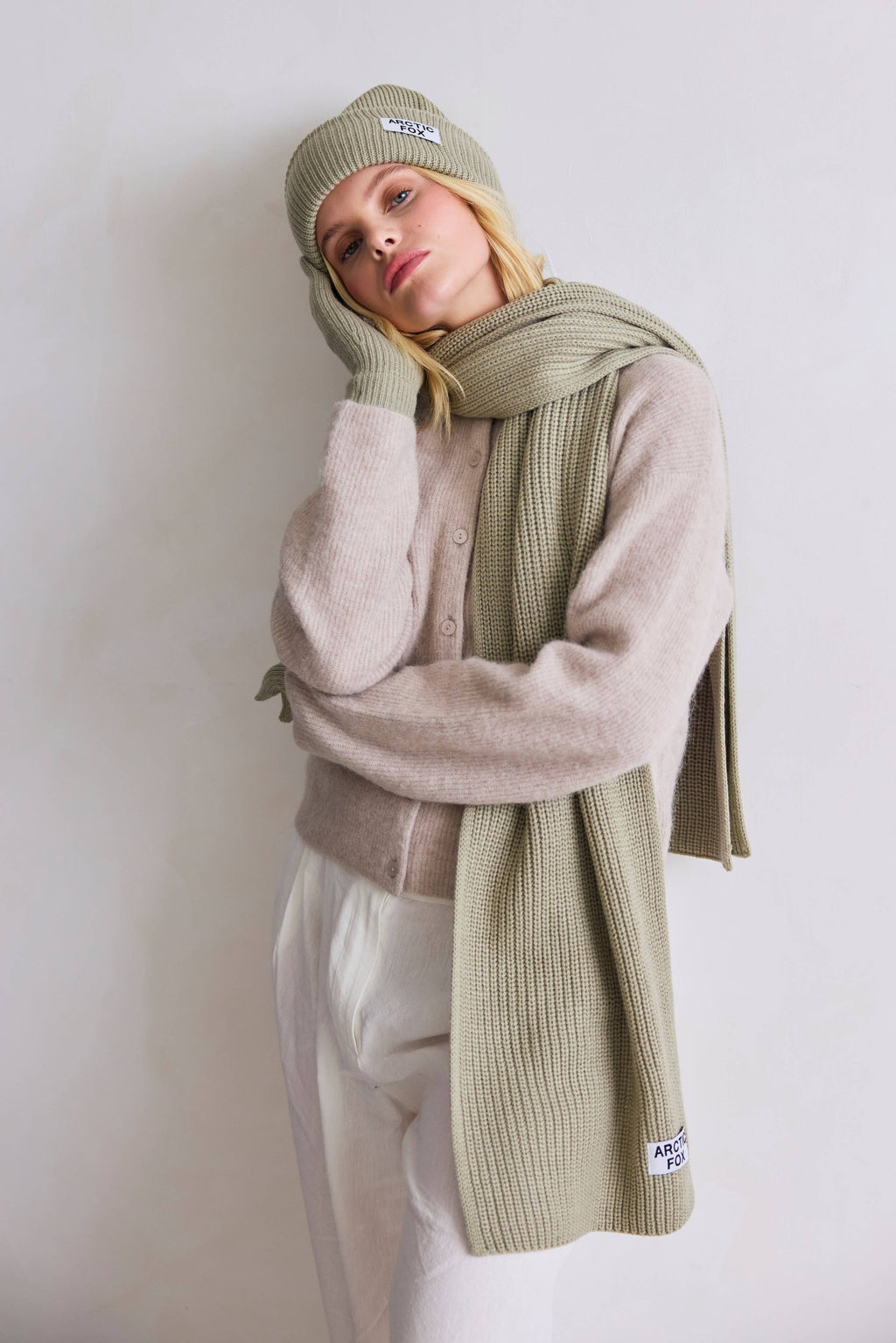 Recycled Bottle Scarf - Arctic Grey