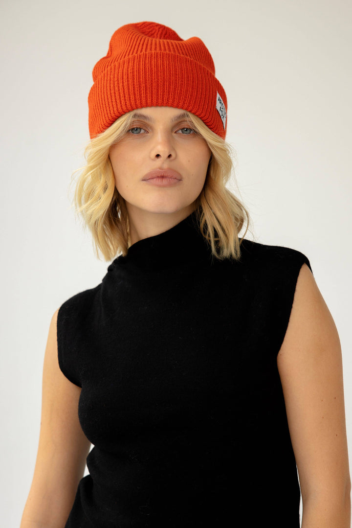 Recycled Bottle Beanie - Sunkissed Coral - AW26