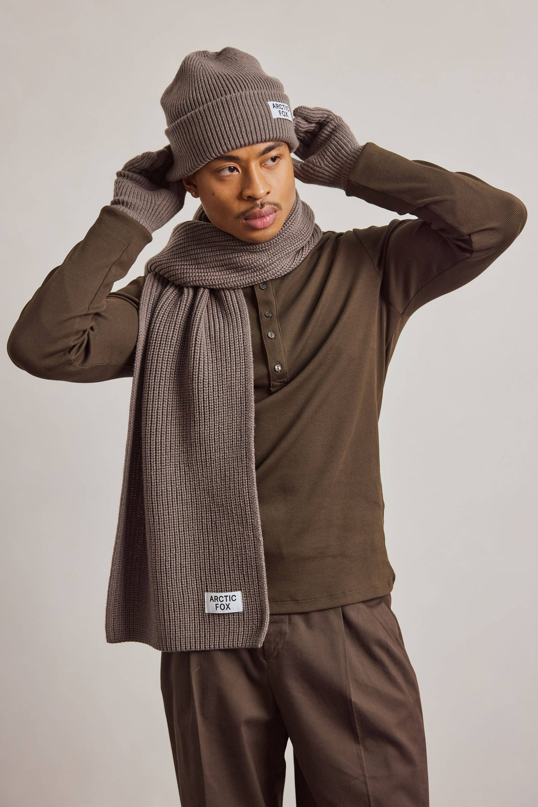 Recycled Bottle Scarf - Dark Grey - AW26