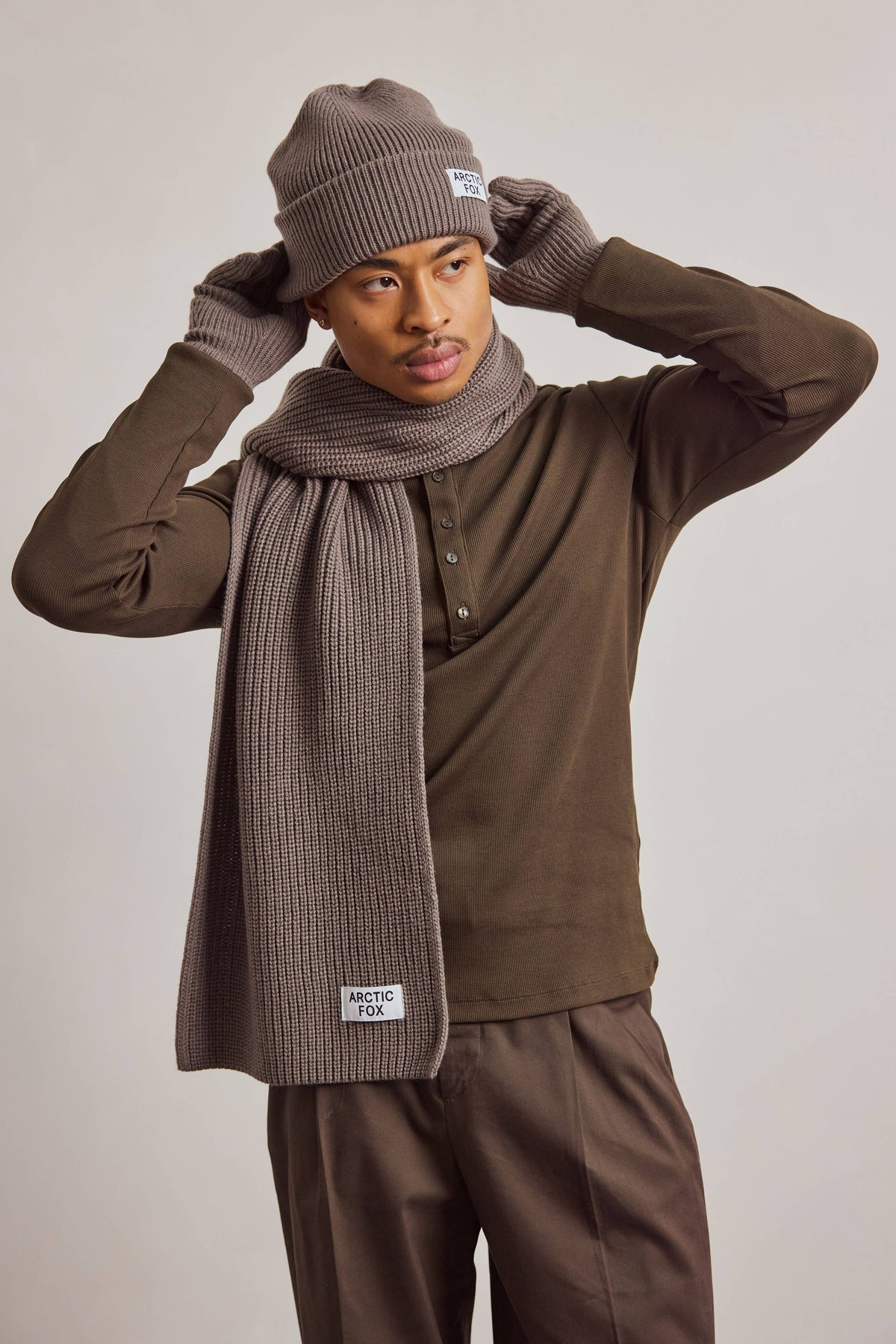 Recycled Bottle Scarf - Dark Grey - AW26
