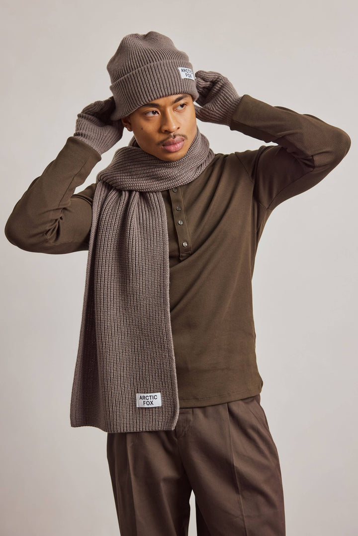 Recycled Bottle Scarf - Dark Grey - AW26
