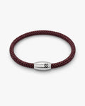 Recycled Plastic Rope Magnetic Bracelet 6mm – Burgundy | Aqua Beach