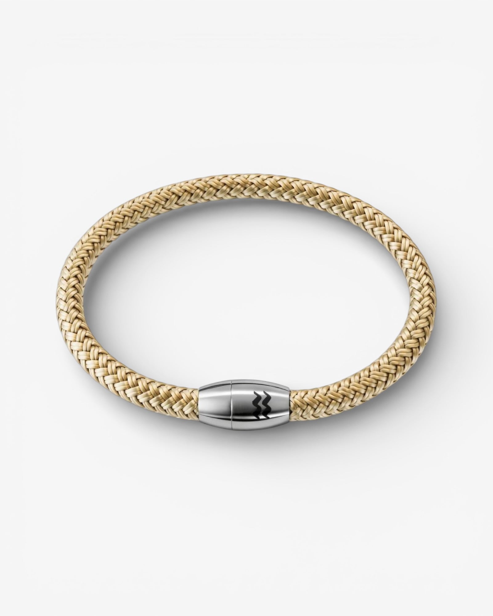 Recycled Plastic Rope Magnetic Bracelet 6mm – Gold | Aqua Beach