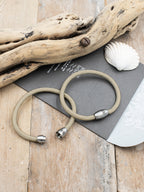 Recycled Plastic Rope Bracelet – Sand – Gift packaging – The Sea Shed