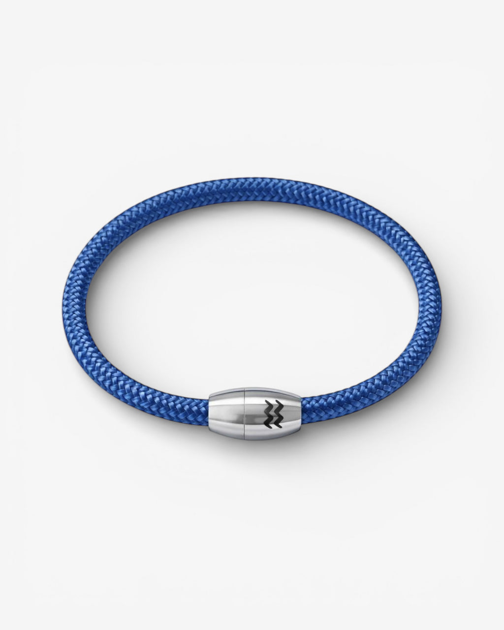 Recycled Plastic Rope Magnetic Bracelet – Blue 5mm | Aqua Beach