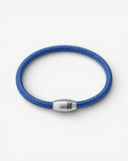 Recycled Plastic Rope Magnetic Bracelet – Blue 5mm | Aqua Beach