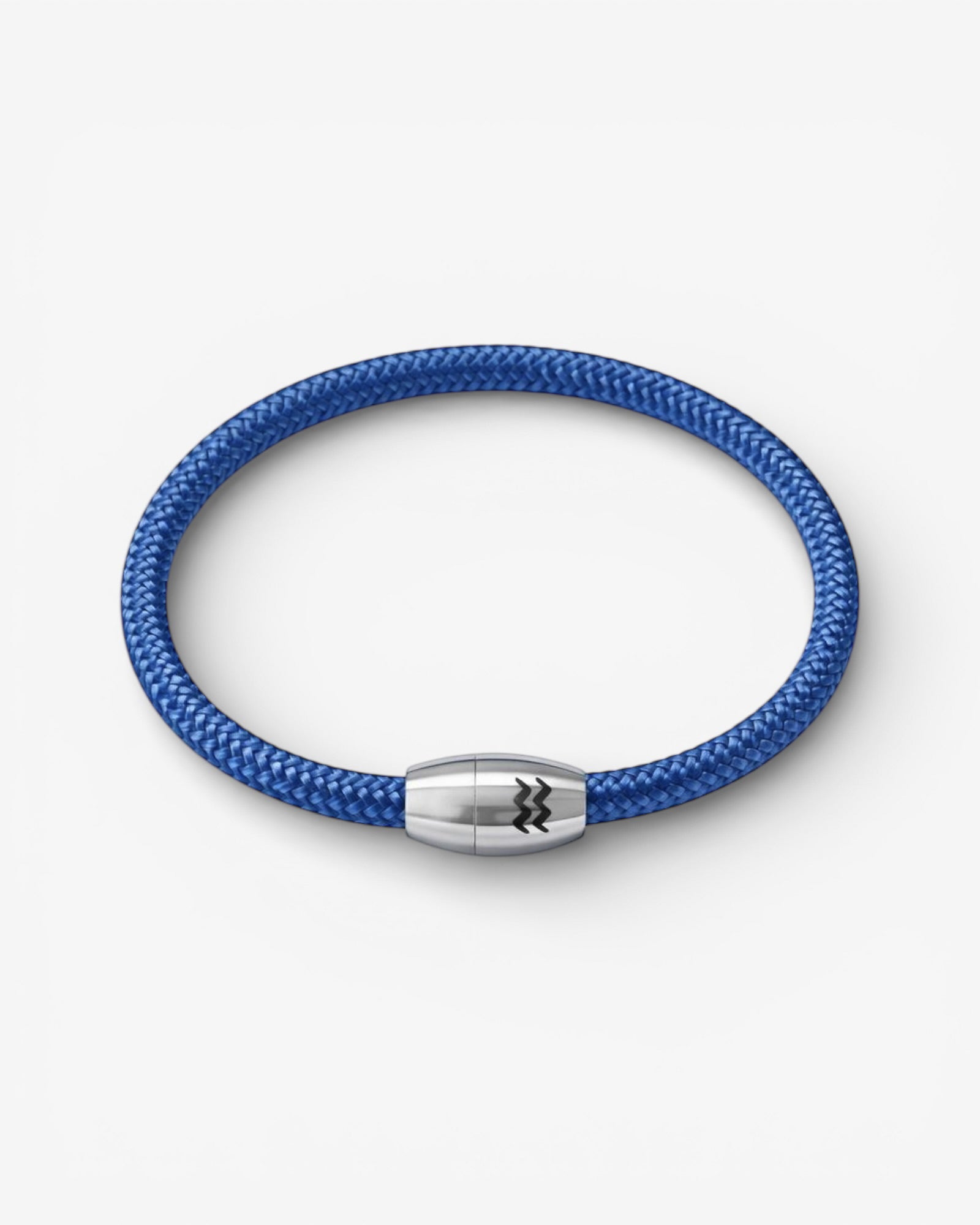 Recycled Plastic Rope Magnetic Bracelet – Blue 5mm | Aqua Beach