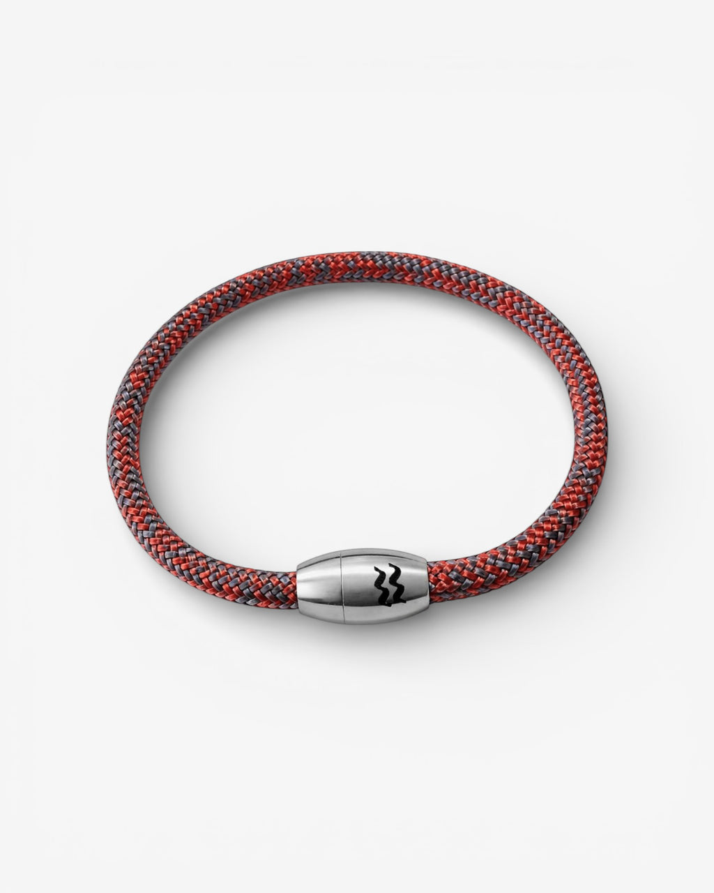 Recycled Plastic Rope Magnetic Bracelet 5mm – Red | Aqua Beach