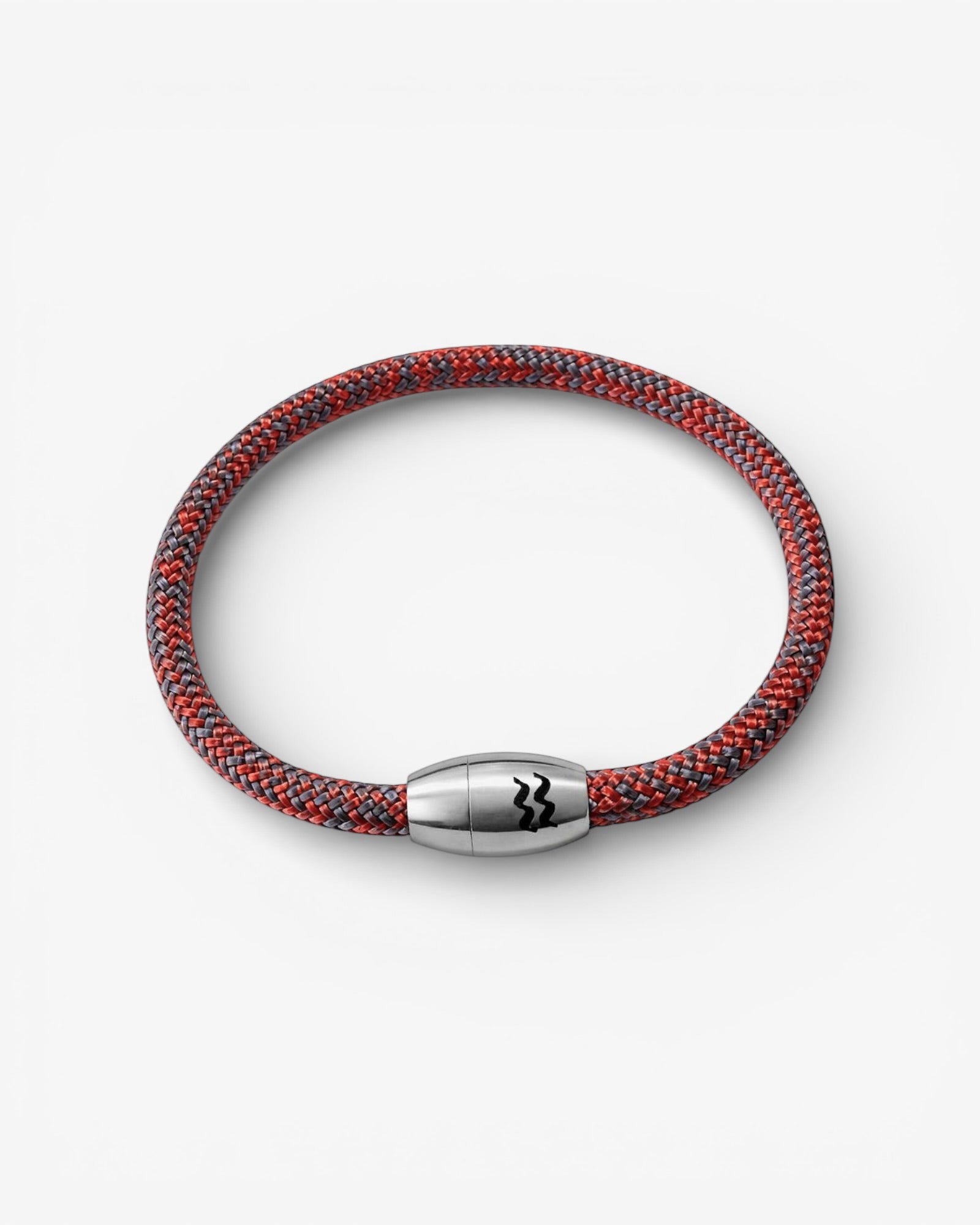 Recycled Plastic Rope Magnetic Bracelet 5mm – Red | Aqua Beach