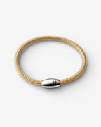 Recycled Plastic Rope Magnetic Bracelet – Sand 5mm | Aqua Beach