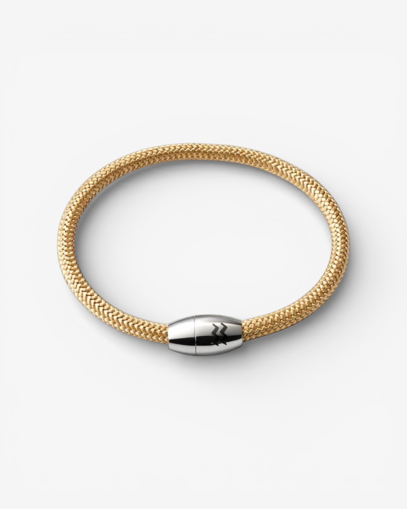 Recycled Plastic Rope Magnetic Bracelet – Sand 5mm | Aqua Beach