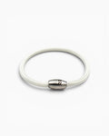 Recycled Plastic Rope Magnetic Bracelet 5mm – White | Aqua Beach