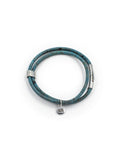 Aqua Beach Sustainable Cork Bracelet - Teal