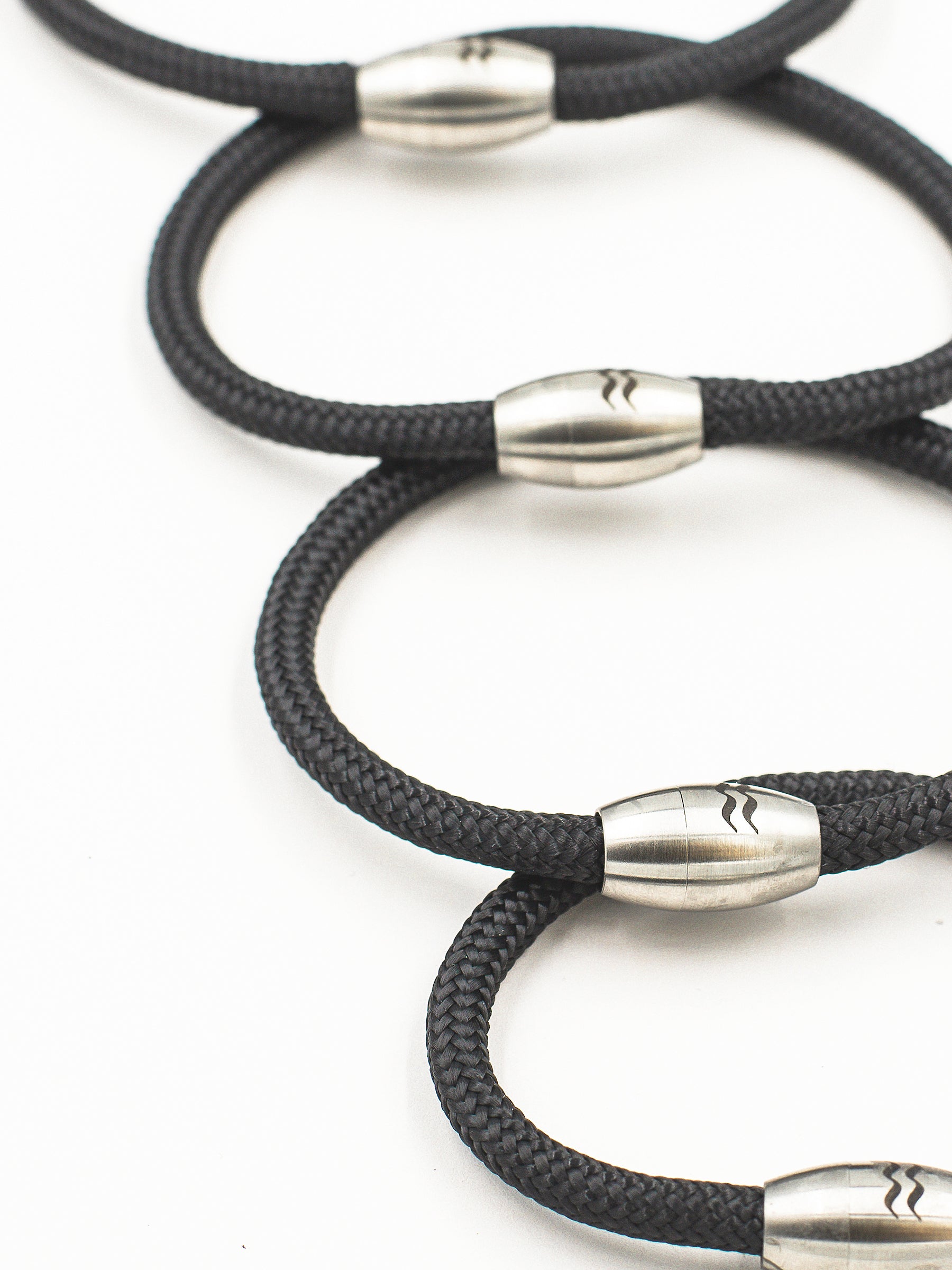 Aqua Beach Recycled Plastic Bracelet - Black