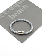 Recycled Plastic Rope Bracelet – Grey – Gift packaging – The Sea Shed