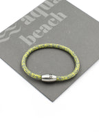 Recycled Plastic Rope Bracelet – Yellow – Gift packaging – The Sea Shed