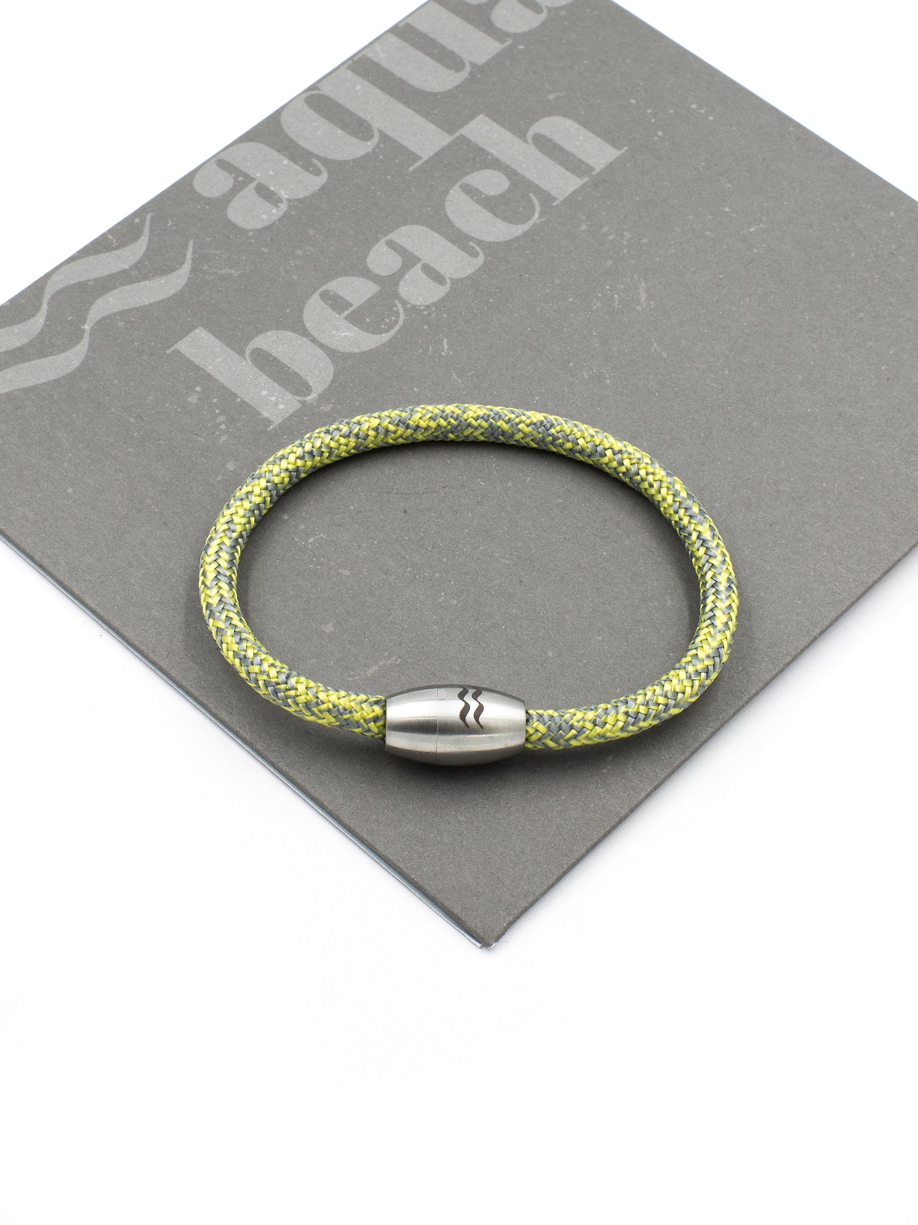 Aqua Beach Recycled Plastic Bracelet - Yellow