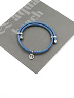 Recycled Plastic Rope Bracelet – Grey – Lifestyle photo – The Sea Shed