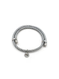 Rope Bracelet - Recycled - Size Adjustable - Grey