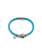 Rope Starfish Bracelet Recycled Cord Azu – Product photo – The Sea Shed