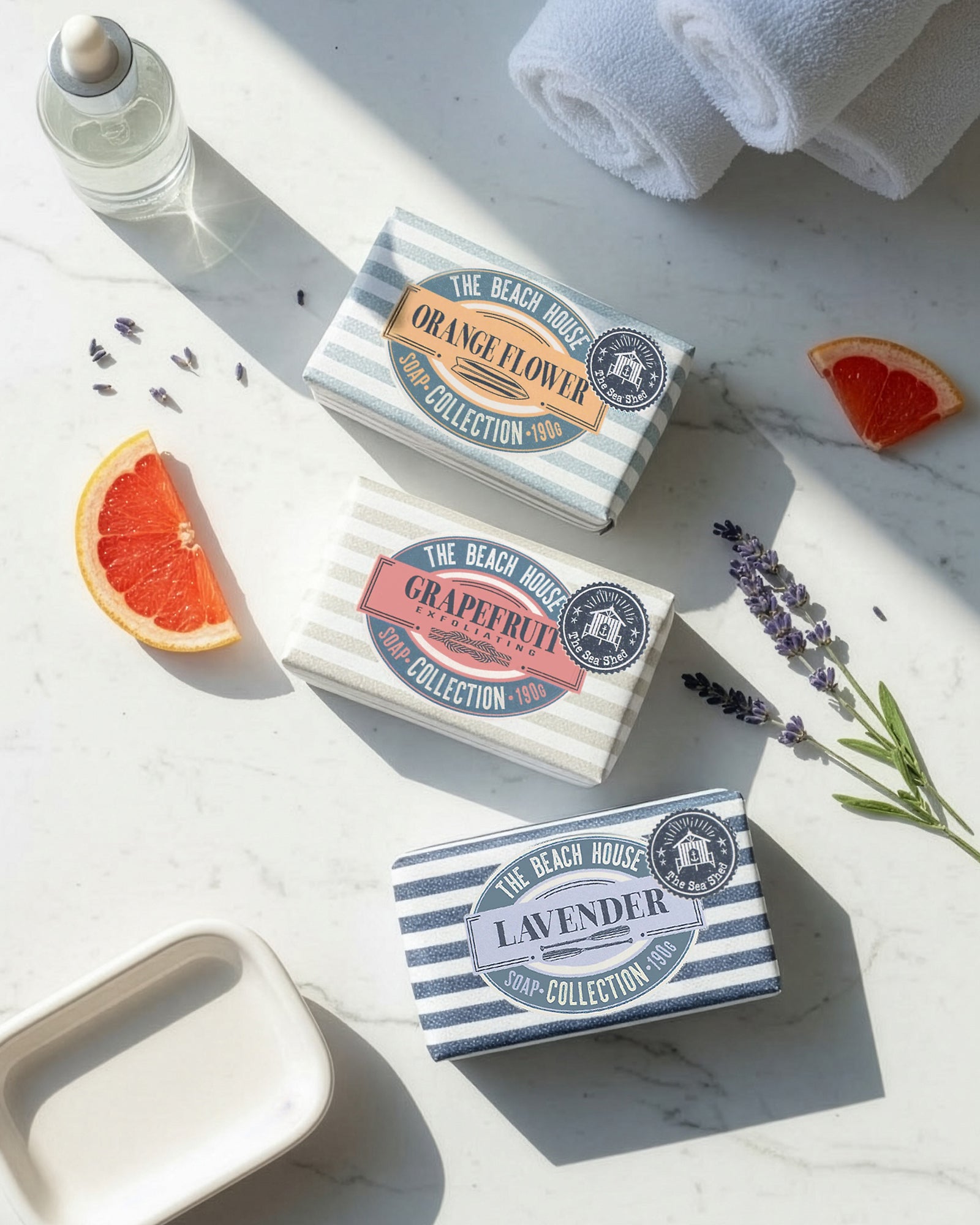 Grapefruit Exfoliating soap bar - Beach House Collection