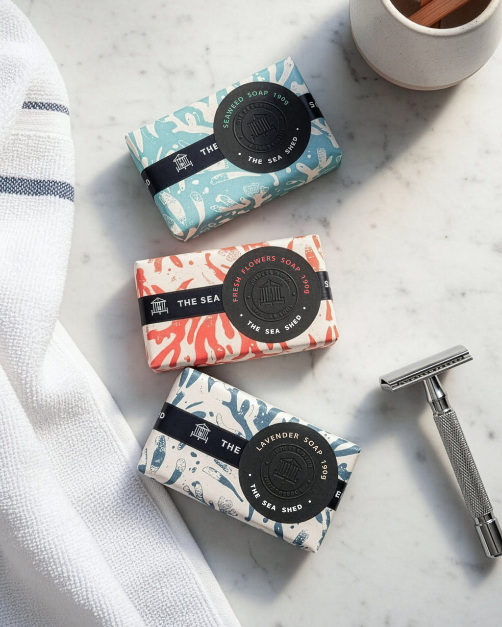 Fresh Flowers soap bar - Coral Collection