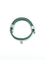 Leather Bracelet – Green – Product photo – The Sea Shed