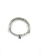 Leather Bracelet – Grey – Product photo – The Sea Shed