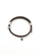 Leather Bracelet – Mocha – Product photo – The Sea Shed