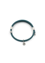 Leather Bracelet – Teal – Product photo – The Sea Shed