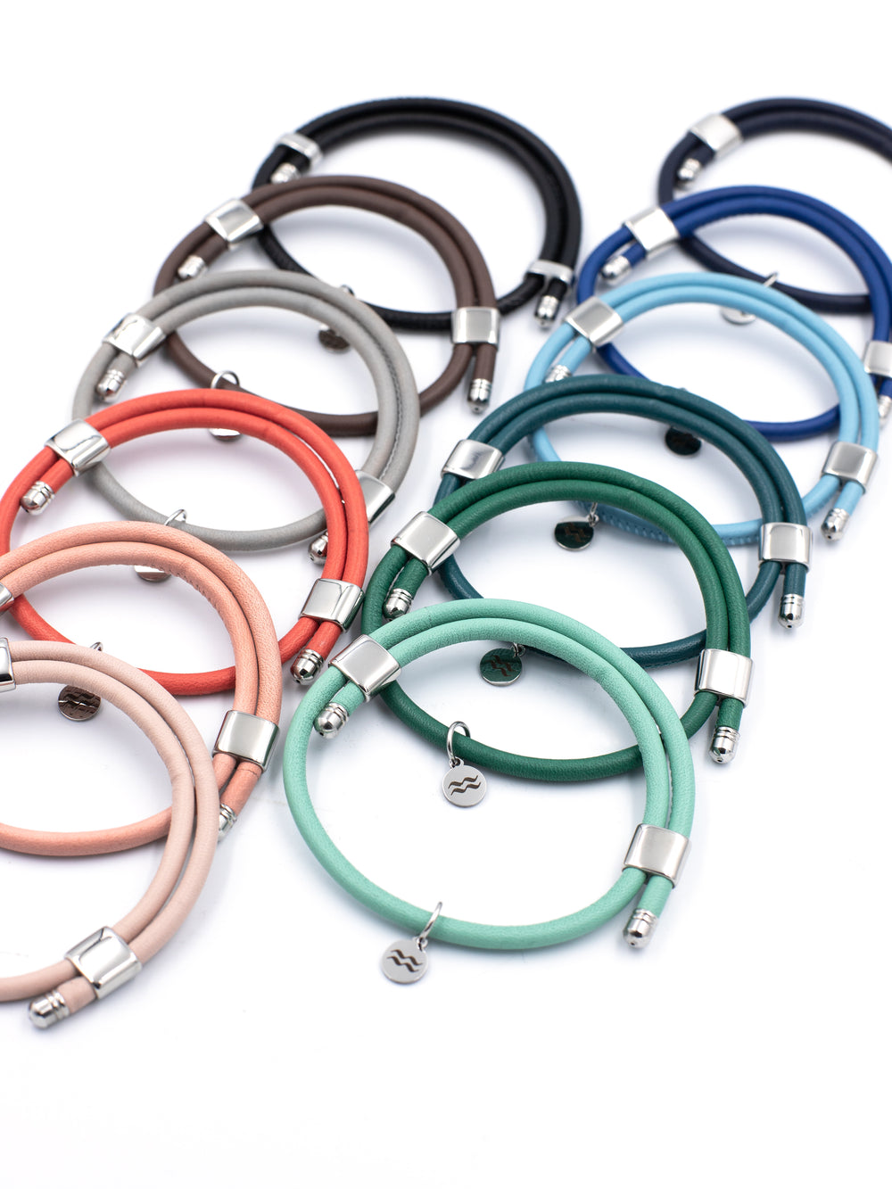 Leather Bracelet – Green – Gift packaging – The Sea Shed