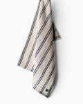 Navy Classic Stripe Linen Tea Towel