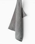 Navy Narrow Stripe Linen Tea Towel