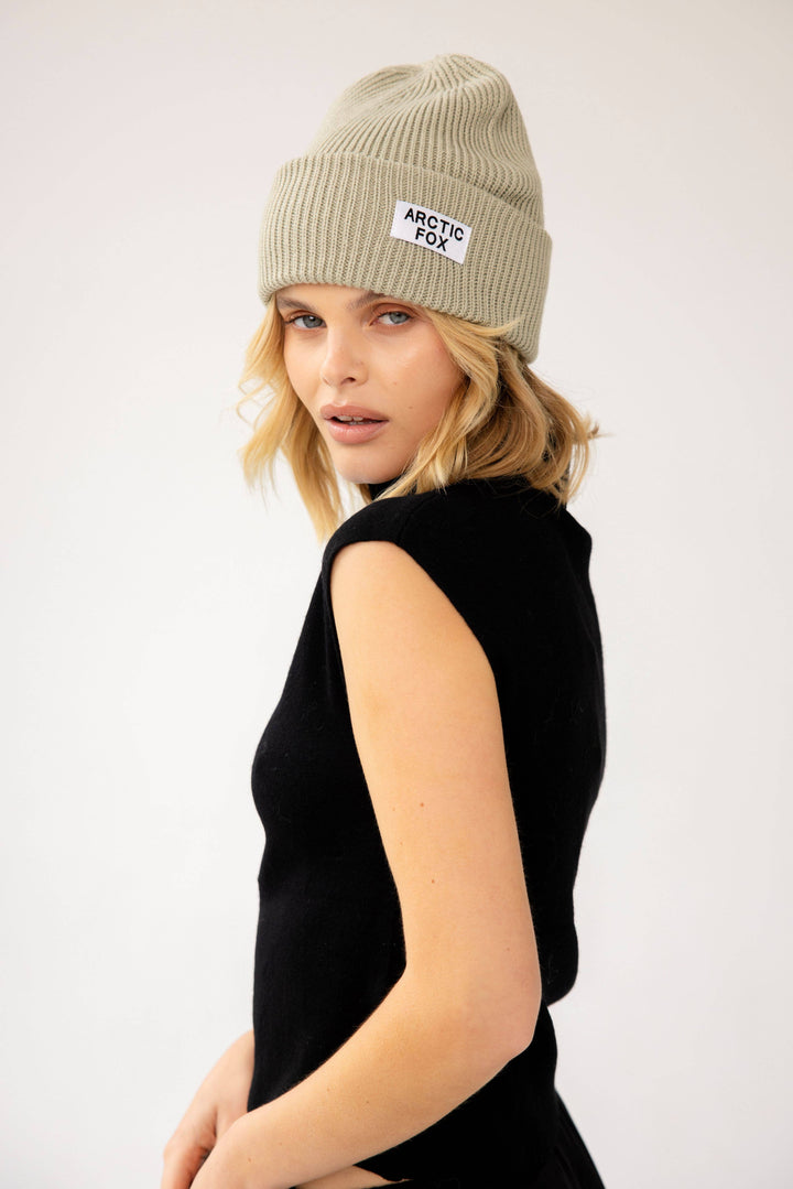Recycled Bottle Beanie - Arctic Grey