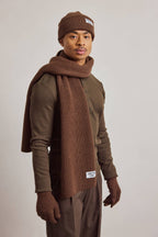 Recycled Bottle Scarf - Chocolate - AW26