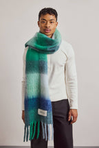 The Reykjavik Scarf - 100% Recycled - Emerald Check - AW26