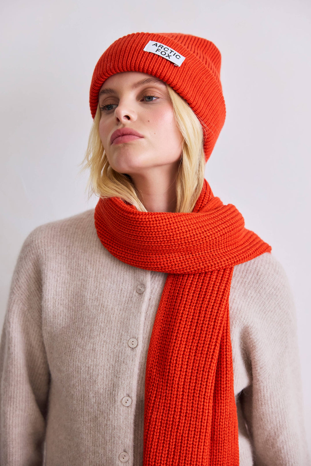 Recycled Bottle Beanie - Sunkissed Coral - AW26