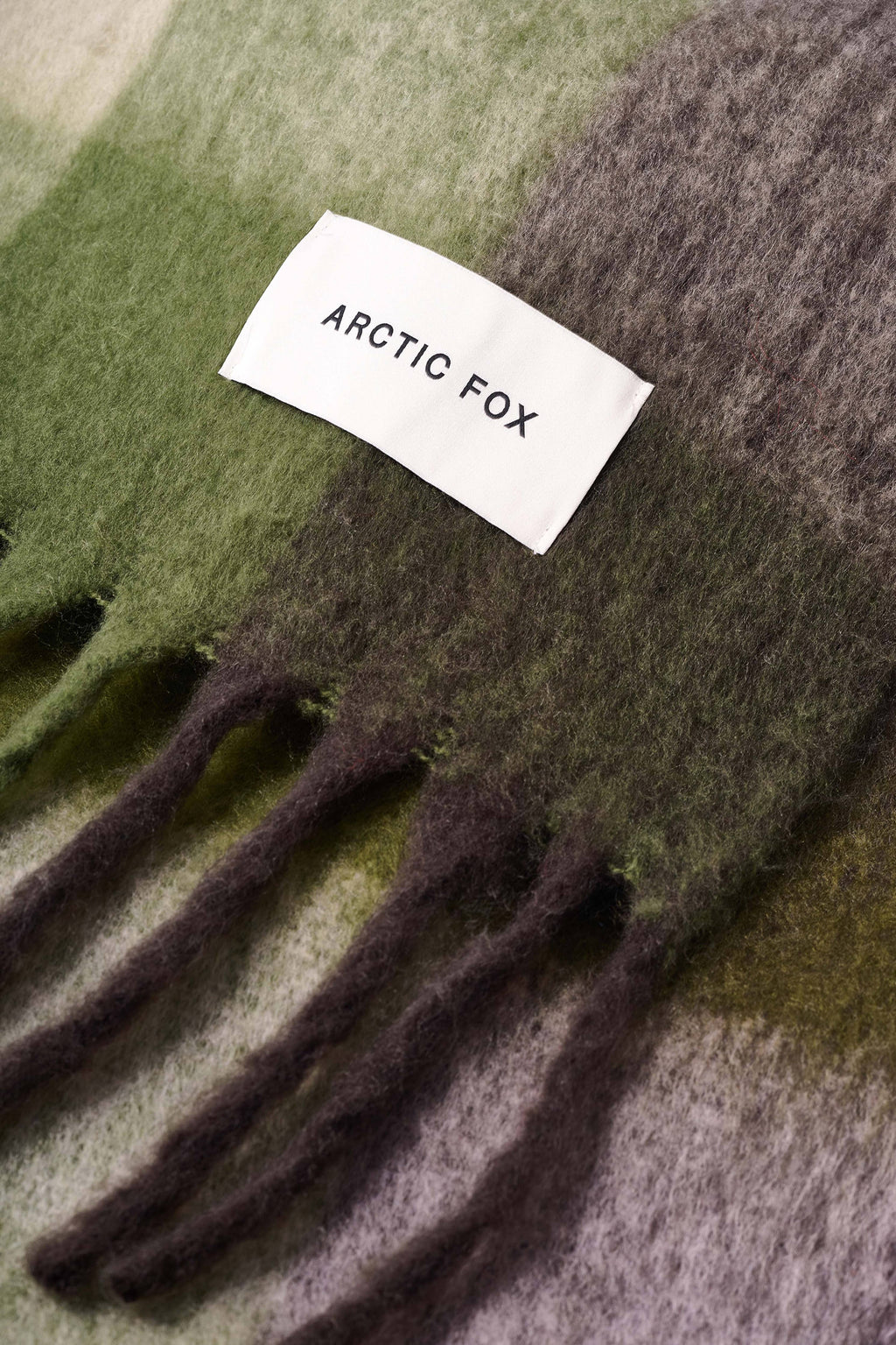 The Reykjavik Scarf - 100% Recycled - Mossy Greens - AW26