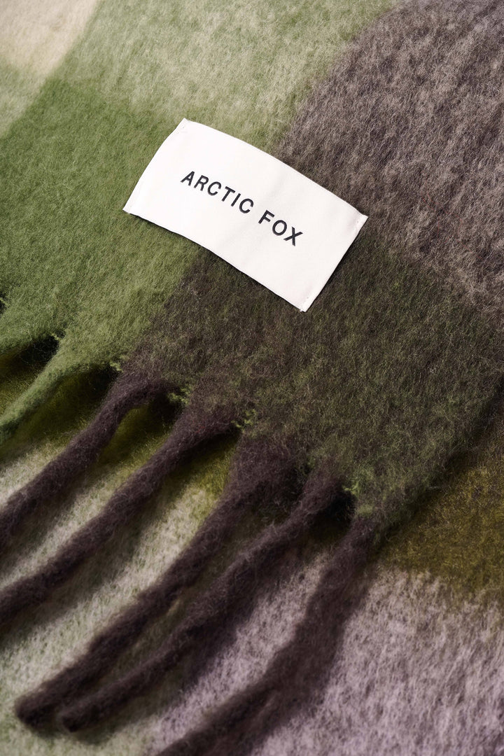 The Reykjavik Scarf - 100% Recycled - Mossy Greens - AW26